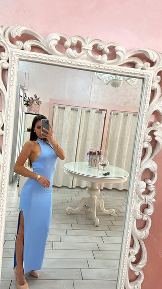 DRESS NAVY Elle Boutique