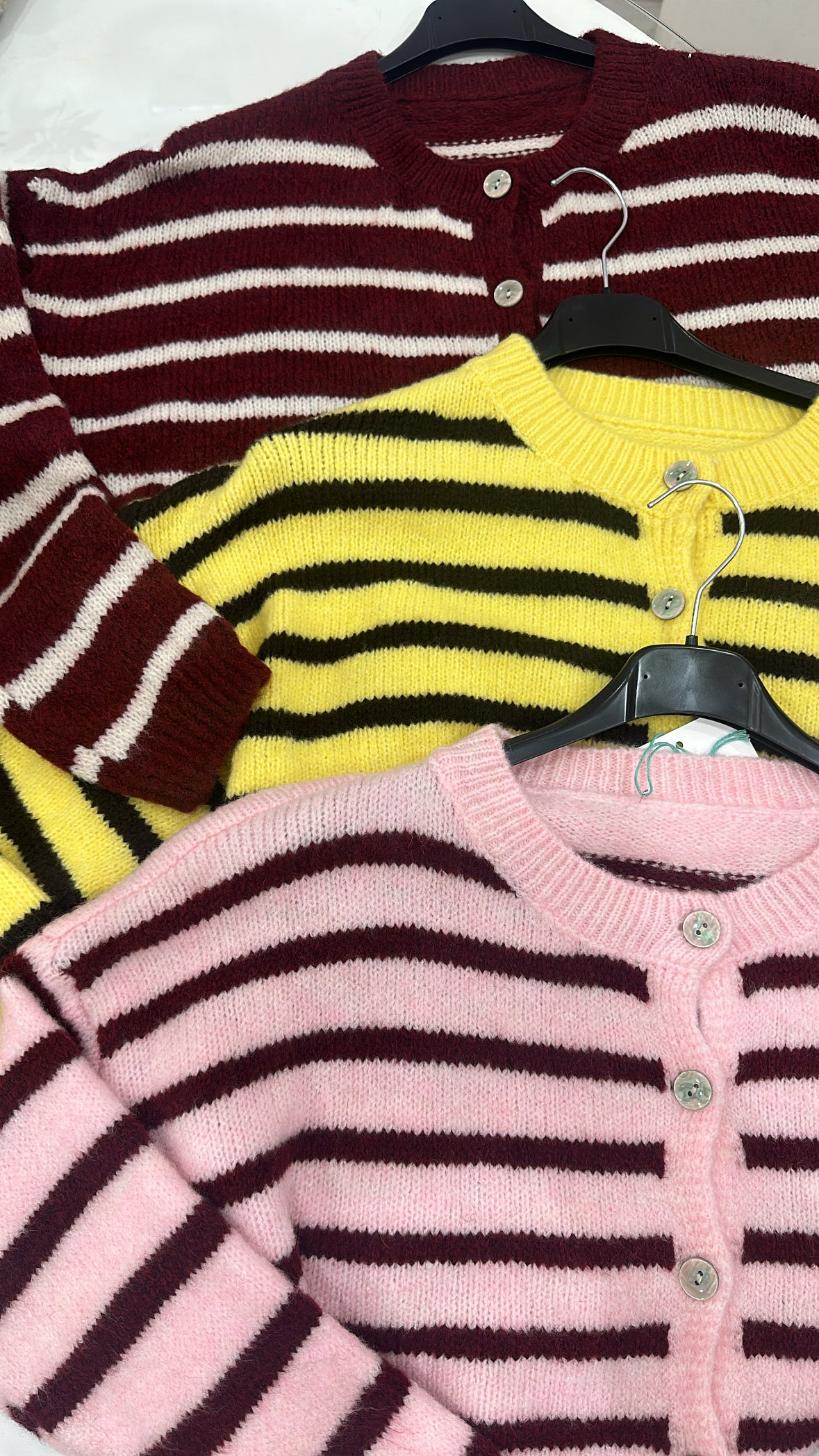 Cardigan colors righe