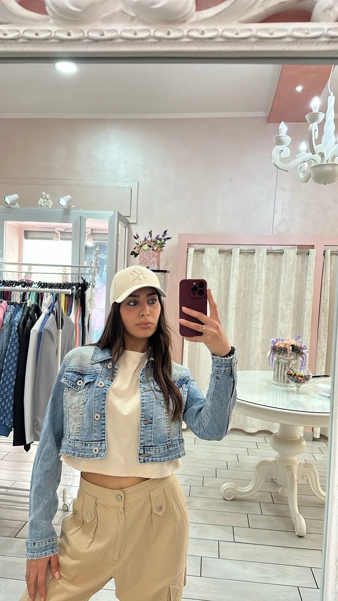 GIUBBINO DENIM SABBIATO Elle Boutique