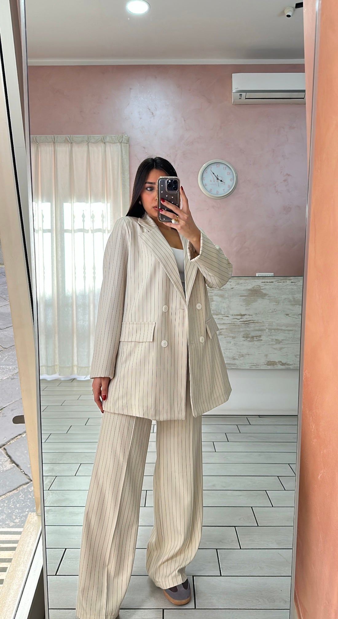 Tailleur gessato spring