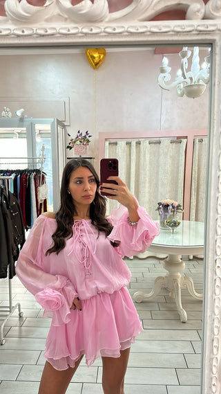 DRESS ROSE Elle Boutique