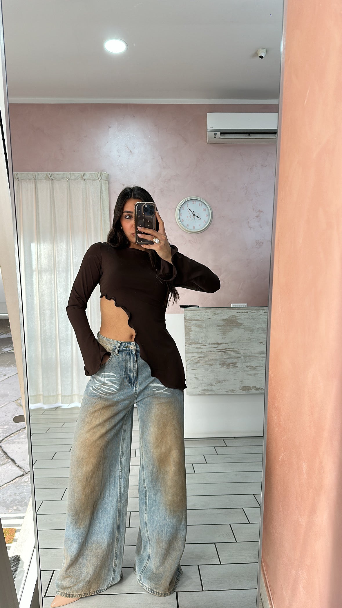 Jeans sfumature sabbia