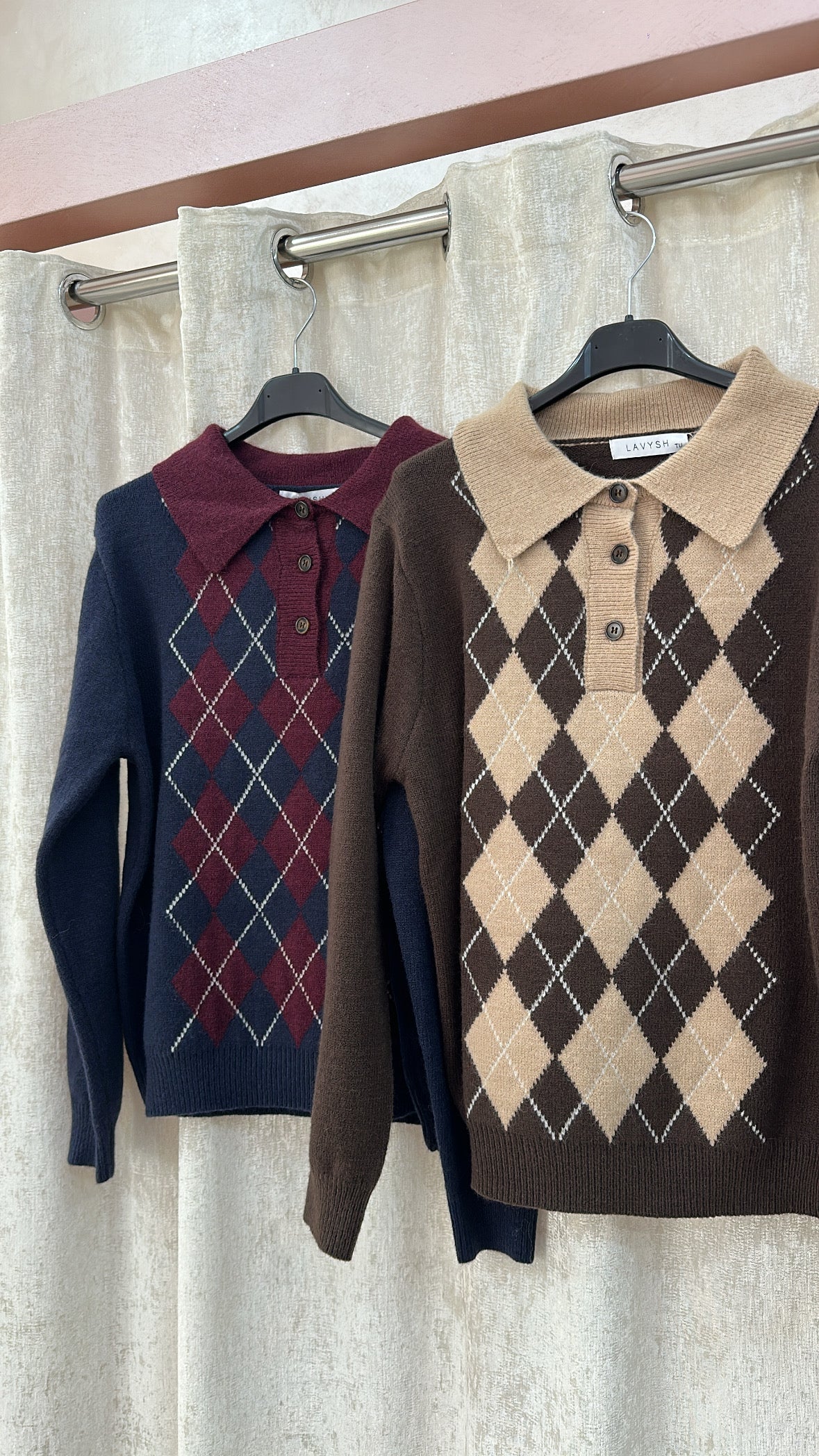 POLO BOTTONCINI ROMBI