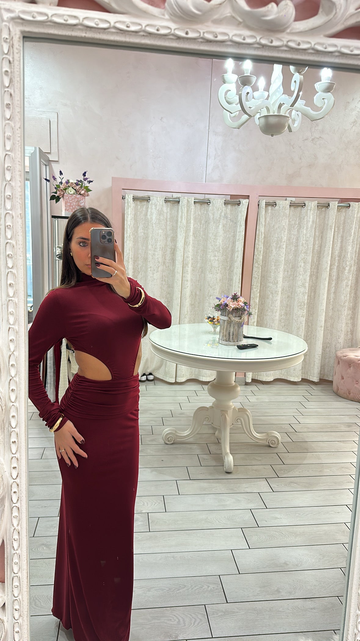 DRESS CLOTILDE APERTURE Elle Boutique