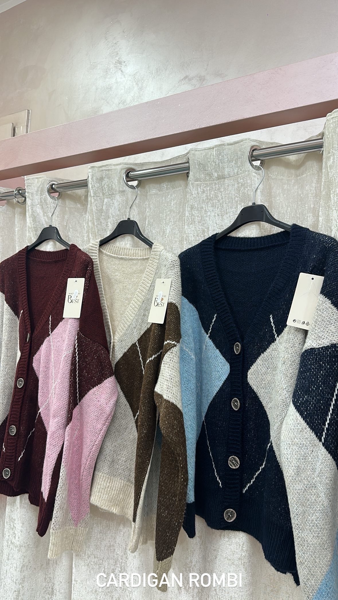 CARDIGAN ROMBI LOW COST