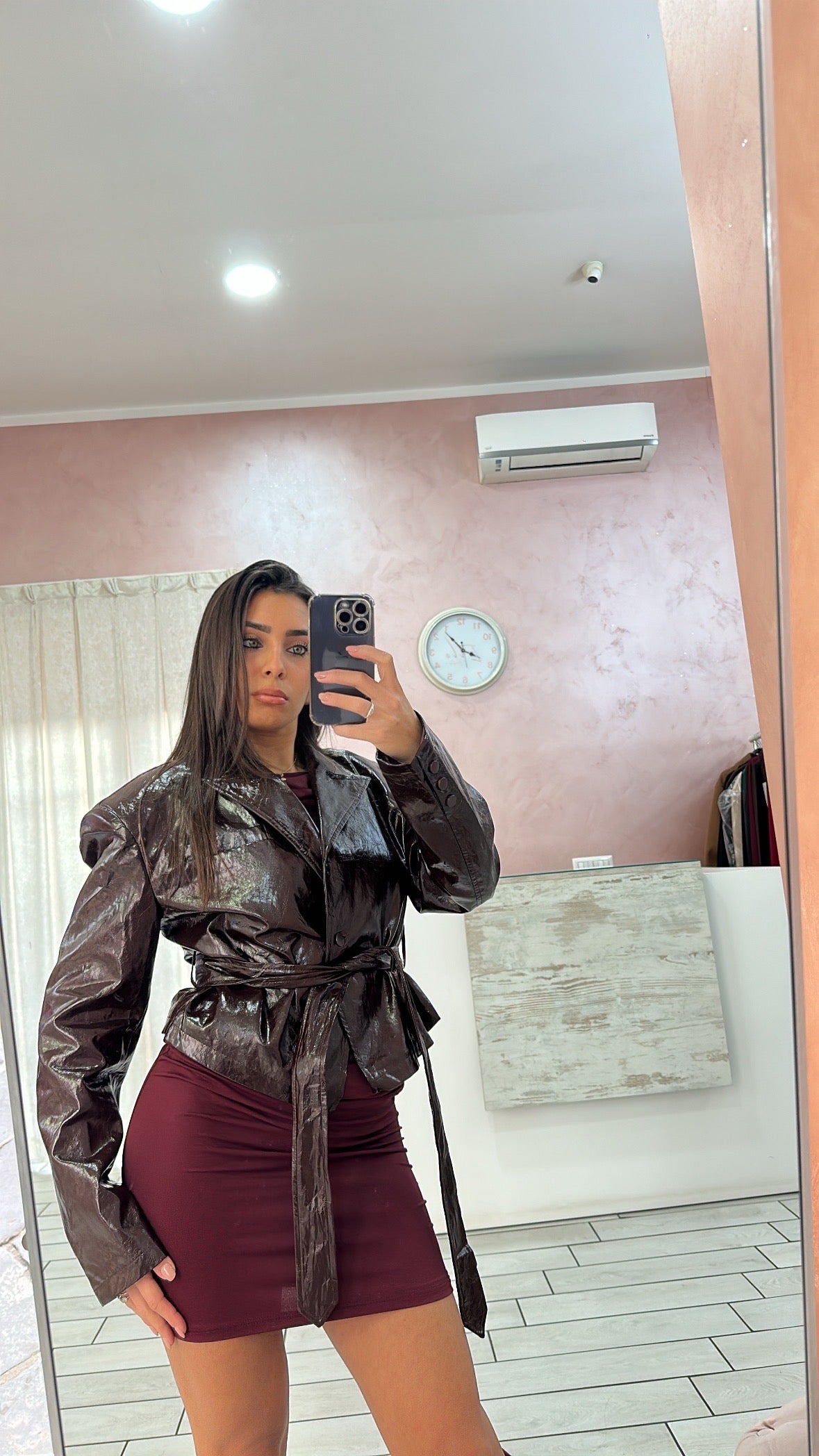 GIACCA CINTURA VINILE