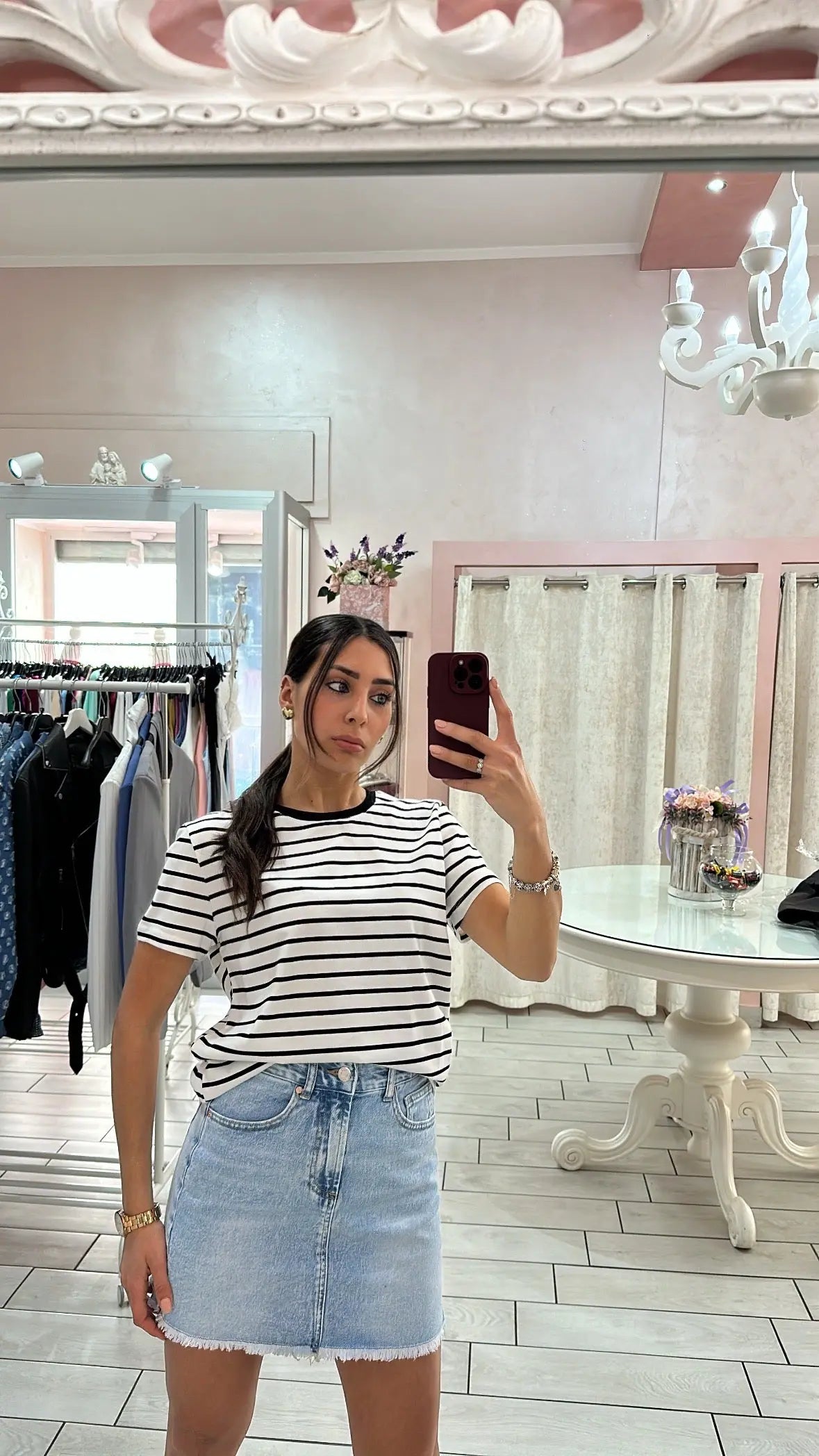 T-SHIRT RIGHE Elle Boutique